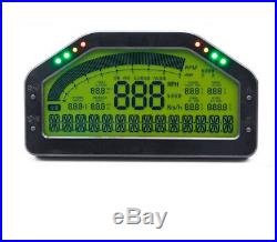 Auto Car Dash Race Display Dashboard LCD Screen Multi-function Gauge Sensor Kit