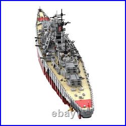 Bismarck Battleship Model 1200 Scale Building Blocks 7164 Parts
