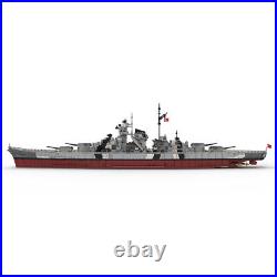 Bismarck Battleship Model 1200 Scale Building Blocks 7164 Parts