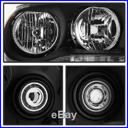 Black 2011 2012 2013 Dodge Durango Headlights Halogen Headlamps Model Left+Right