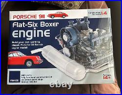 Build-Your-Own Porsche Flat 6 Boxer Engine Model Kit, Moving Parts & Sound