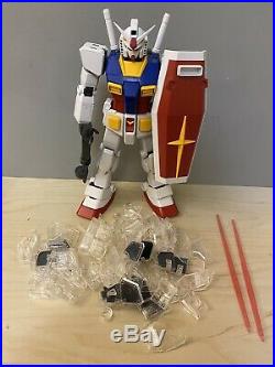 Built 12 GUNDAM Perfect Grade Action Figure Model Kit with Clear Parts & Weapons