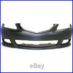 Bumper Cover For 2003-2005 Mazda 6 Front Sport Type Primed with Fog Light Holes