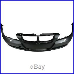 Bumper Cover For 2007-2008 BMW 328i with Headlight Washer Holes Front