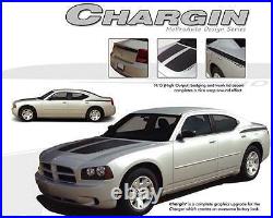CHARGIN 2006-2010 for Dodge Charger Daytona Vinyl Stripes Graphics 3M Pro Kits