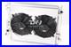CU2789 Full Aluminum 3-Row Race Radiator Withshroud Fan For FORD MUSTANG 2005-2014