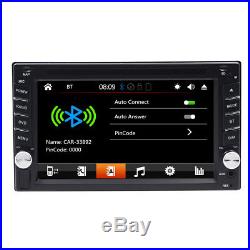 Car GPS 2Din Stereo Radio CD DVD Player Bluetooth with Map +Camera For Universal