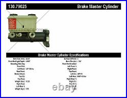 Centric Parts 130.79025 Brake Master Cylinder For Select 84-99 Ford Models