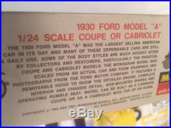 Circa 1967 monogram 1930 Ford Model A coupe parts on trees 50 YEARS OLD like nu