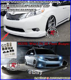 CityKruiser Front Lip (Urethane) Fits 11-17 Toyota Sienna Won't Fit SE Model