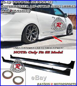 CityKruiser MP Style Side Skirts (ABS) Fits 11-18 Toyota Sienna SE Model Only