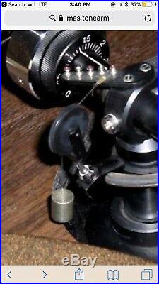 Cj J. Walker Turntable Model Cj55 W Mas Tonearm For Parts Or Repair Working