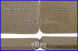 Classic Loop Carpet Floor Mat Set for Van Models Choice of Color 4 Pc Set