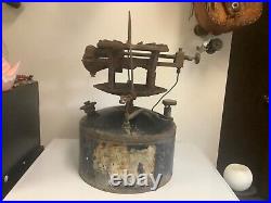 Coleman handy gas plant model 457 on label antique untested camping stove parts