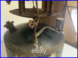Coleman handy gas plant model 457 on label antique untested camping stove parts