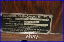 Columbia Model 351 Valve Radio for Parts or Repair PL3778