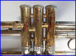 DAMAGED Bach Stradivarius Model 37 Trumpet ML 55675 AS IS FOR PARTS