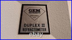 DAMAGED FOR PARTS GIA GEM Duplex II Refractometer Polariscope Model 415 GemID