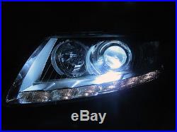 DEPO FACELIFT LED Strip HID Headlight For 2005-08 Audi A6 C6 Bi-Xenon D2S Model
