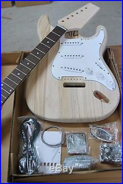 Diy- New 2017 Model Strat 6 String Electric Guitar -quality Wood And Parts