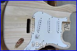 Diy- New 2017 Model Strat 6 String Electric Guitar -quality Wood And Parts