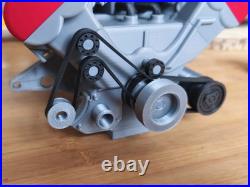 DIY Unassembled Engine Model Kit. Exotic Hobby Build Display Parts Set