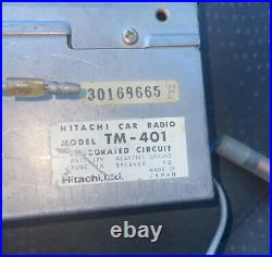Datsun Hitachi Car Radio Model TM-401, Untested Parts (Sold As Is)