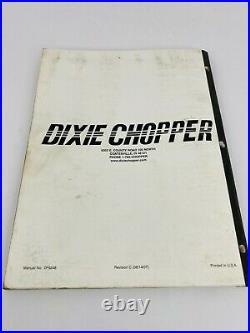 Dixie Chopper Model GTV-990-760 Engine Parts Manual Book