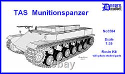 Dnepro Model Dn3584 1/35 TAS Munitionspanzer WWII, Resin Kit, photo etched parts