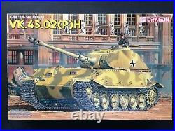 Dragon/DML 1/35 kit #6657 VK. 45.02(P)H Porsche Tiger II Hintern Turm free OzP&H