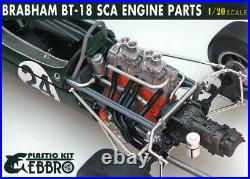 EBBRO Brabham BT18 SCA Engine parts 1/20 Resin model