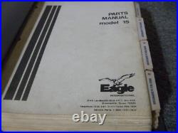 Eagle Model 15 Coach Bus Parts Catalog Manual Book