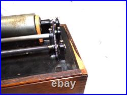 Edison Standard Model A Cylinder Phonograph Early 4 Latch Square Case Parts