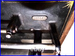 Edison Standard Model A Cylinder Phonograph Early 4 Latch Square Case Parts