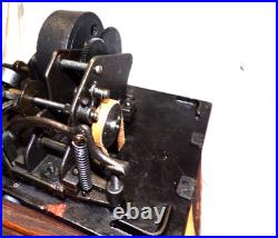 Edison Standard Model A Cylinder Phonograph Early 4 Latch Square Case Parts