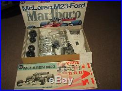 Entex 1/8 Scale Marlboro McLaren M23-Ford Model Kit Complete withSEALED Parts Bags