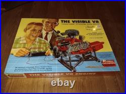 FACTORY SEALED Vintage 1960s Renwal Model Visible V8 Engine Model Assembly Kit
