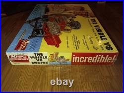FACTORY SEALED Vintage 1960s Renwal Model Visible V8 Engine Model Assembly Kit