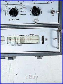 FOR PARTS/REPAIR Triplett Model 3444 Vacuum Tube Tester Checker Untested