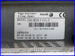 Fagor Automation Model Cnc 8035-t-col-2 System Operator Panel For Parts