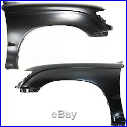 Fender For 95-2000 Toyota Tacoma DLX Set of 2 Front Left & Right Primed Steel