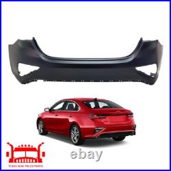 Fit 2019-2021 Kia Forte Rear Bumper Cover Fascia WithO Sensor 86611M7000 KI1100224