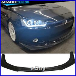 Fits 09-15 Mitsubishi Lancer RA Front Bumper Lip For Ralliart GT GTS Model Only