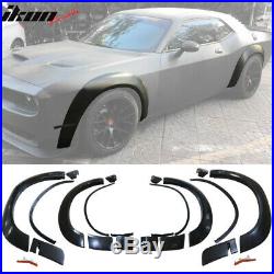 Fits 15-19 Dodge Challenger Front Lip + Fender Flare Hellcat to Demon Conversion