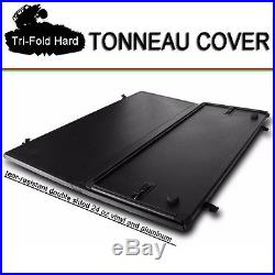 Fits 2004-2017 Ford F-150 Lock Hard Solid Tri-Fold Tonneau Cover 5.5ft (66) Bed
