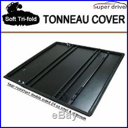 Fits 2007-2013 Chevy Silverado Assemble Solid Tri-Fold Tonneau Cover 5.8ft Bed