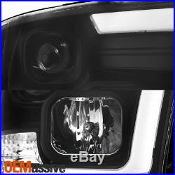 Fits Black 09-18 Ram 1500 10-18 2500/3500 Halogen Model Projector Headlights