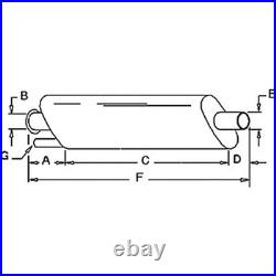 Fits John Deere Parts Muffler AR86604 8630 8430 Model Year 1974-1981 8630