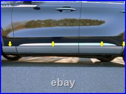 Fits Lincoln Aviator 20-21 Rocker Panel Lower Door Trim Stainless Chrome 8PCS