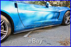 For 05-13 Corvette C6 Base Models ZR1 Style Side Skirts Rocker Panels Mud Flaps